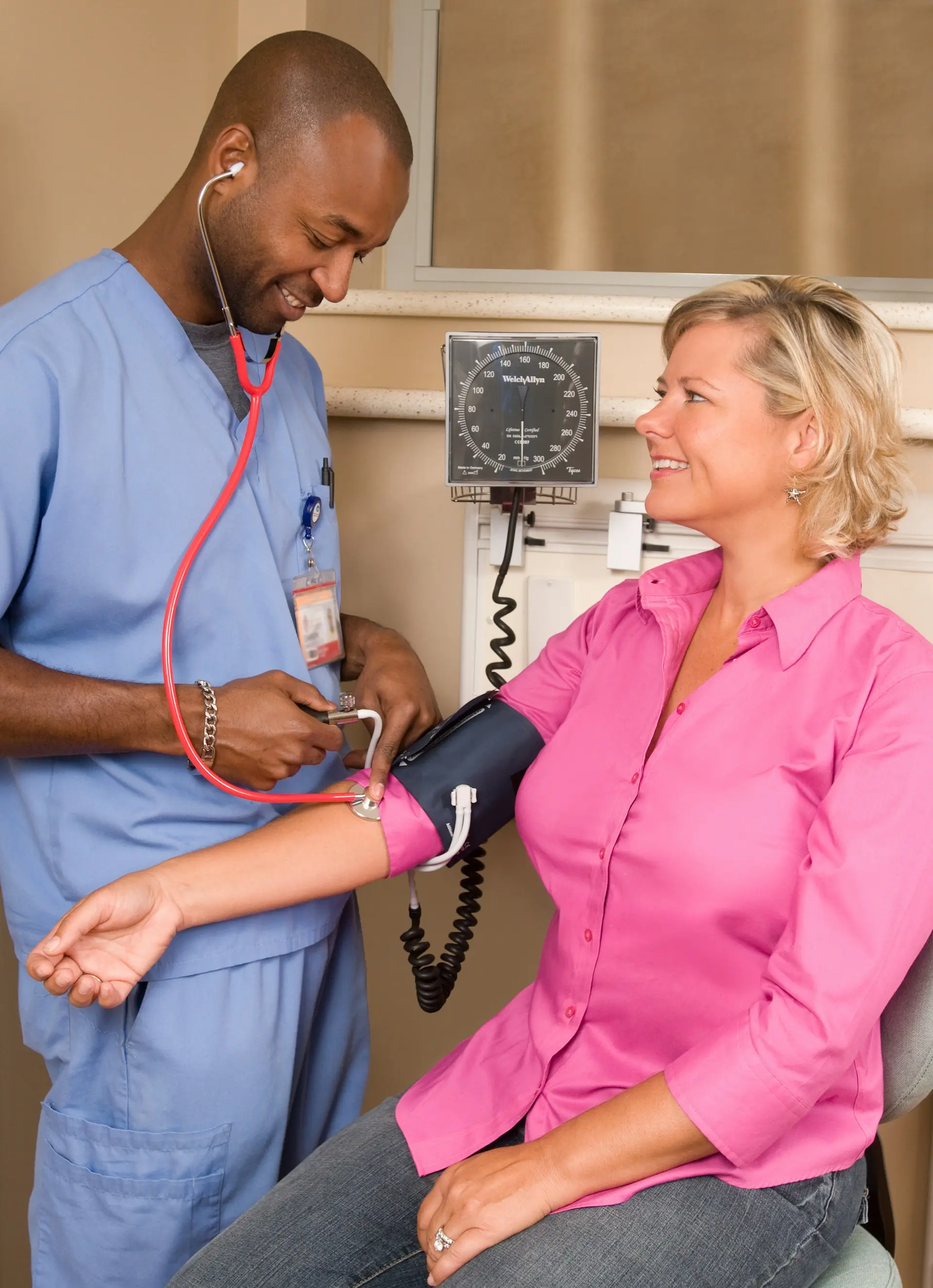 A Nurse and their patient